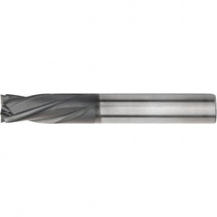 Kennametal - 8mm, 4 Flute, Single End, Solid Carbide, Corner Chamfer End Mill - 83mm OAL, 25° Helix, Right Hand Flute, 18mm LOC, Right Hand Cut - Americas Industrial Supply