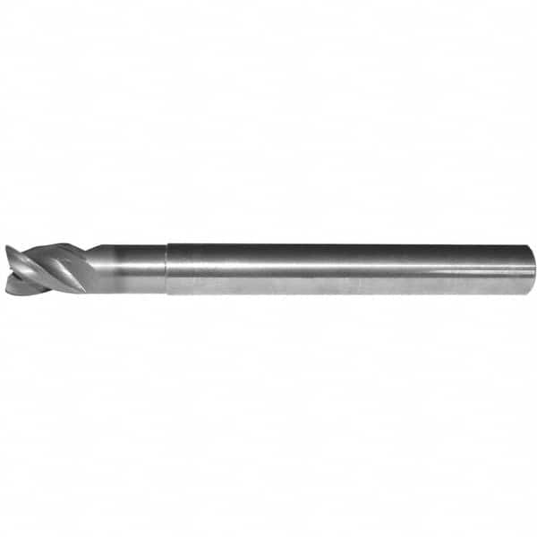 Kennametal - 12mm, 3 Flute, Single End, Solid Carbide, 2.5mm Corner Radius End Mill - 100mm OAL, 38° Helix, Right Hand Flute, 18mm LOC, Right Hand Cut, 36mm Extended Reach - Americas Industrial Supply