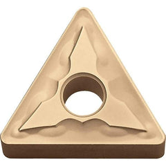 Kyocera - TNMG232 GS Grade CA025P Carbide Turning Insert - TiCN/Al2O3/TiN Finish, 60° Triangle, 1/4" Inscr Circle, 3/16" Thick, 1/32" Corner Radius - Americas Industrial Supply