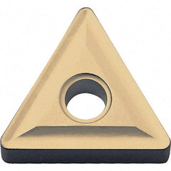Kyocera - TNMG331 Grade CA025P Carbide Turning Insert - TiCN/Al2O3/TiN Finish, 60° Triangle, 3/8" Inscr Circle, 3/16" Thick, 1/64" Corner Radius - Americas Industrial Supply