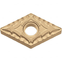 Kyocera - DNMG443 CQ Grade CA025P Carbide Turning Insert - TiCN/Al2O3/TiN Finish, 55° Diamond, 1/2" Inscr Circle, 1/4" Thick, 3/64" Corner Radius - Americas Industrial Supply