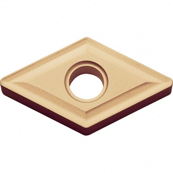 Kyocera - DNMG442 Grade CA025P Carbide Turning Insert - TiCN/Al2O3/TiN Finish, 55° Diamond, 1/2" Inscr Circle, 1/4" Thick, 1/32" Corner Radius - Americas Industrial Supply