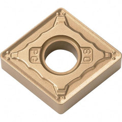 Kyocera - CNMG432 PG Grade CA025P Carbide Turning Insert - TiCN/Al2O3/TiN Finish, 80° Diamond, 1/2" Inscr Circle, 3/16" Thick, 1/32" Corner Radius - Americas Industrial Supply