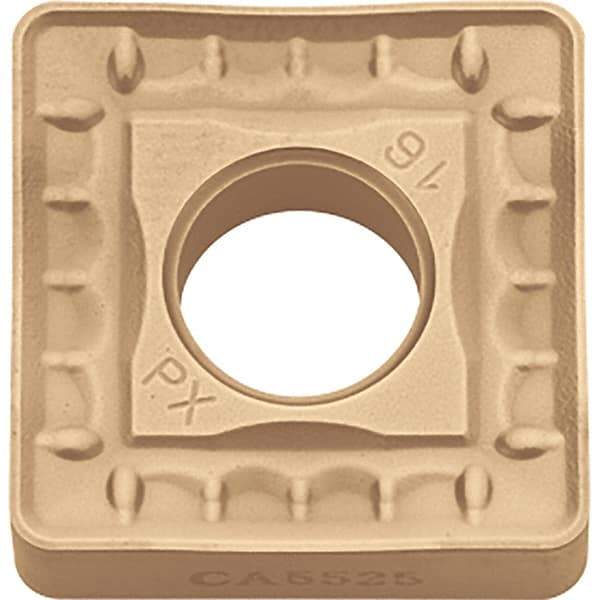 Kyocera - SNMM433 PX Grade CA025P Carbide Turning Insert - TiCN/Al2O3/TiN Finish, 90° Square, 1/2" Inscr Circle, 3/16" Thick, 3/64" Corner Radius - Americas Industrial Supply