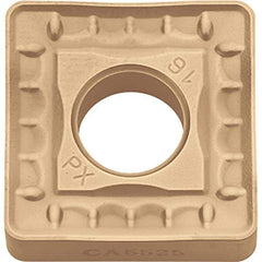Kyocera - SNMM433 PX Grade CA025P Carbide Turning Insert - TiCN/Al2O3/TiN Finish, 90° Square, 1/2" Inscr Circle, 3/16" Thick, 3/64" Corner Radius - Americas Industrial Supply