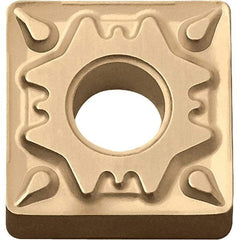 Kyocera - SNMG431 HQ Grade CA025P Carbide Turning Insert - TiCN/Al2O3/TiN Finish, 90° Square, 1/2" Inscr Circle, 3/16" Thick, 1/64" Corner Radius - Americas Industrial Supply