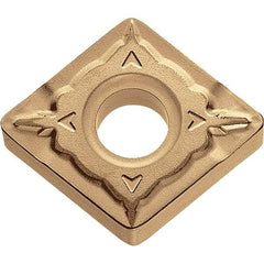 Kyocera - CNMG433 WQ Grade CA025P Carbide Turning Insert - TiCN/Al2O3/TiN Finish, 80° Diamond, 1/2" Inscr Circle, 3/16" Thick, 3/64" Corner Radius - Americas Industrial Supply