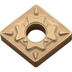 Kyocera - CNMG431 HQ Grade CA025P Carbide Turning Insert - TiCN/Al2O3/TiN Finish, 80° Diamond, 1/2" Inscr Circle, 3/16" Thick, 1/64" Corner Radius - Americas Industrial Supply
