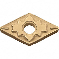 Kyocera - DNMG442 HQ Grade CA025P Carbide Turning Insert - TiCN/Al2O3/TiN Finish, 55° Diamond, 1/2" Inscr Circle, 1/4" Thick, 1/32" Corner Radius - Americas Industrial Supply