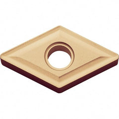 Kyocera - DNMG432 Grade CA025P Carbide Turning Insert - TiCN/Al2O3/TiN Finish, 55° Diamond, 1/2" Inscr Circle, 3/16" Thick, 1/32" Corner Radius - Americas Industrial Supply