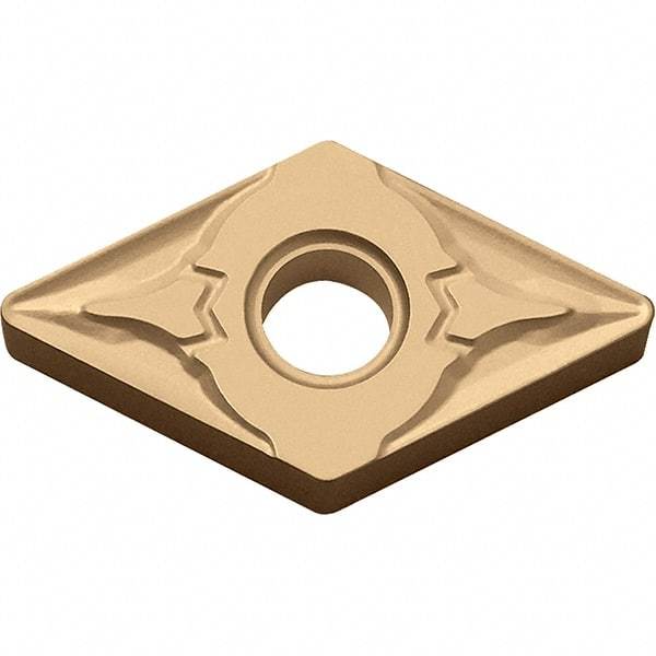 Kyocera - DNMG433 GT Grade CA025P Carbide Turning Insert - TiCN/Al2O3/TiN Finish, 55° Diamond, 1/2" Inscr Circle, 3/16" Thick, 3/64" Corner Radius - Americas Industrial Supply