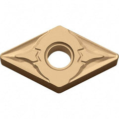 Kyocera - DNMG433 GT Grade CA025P Carbide Turning Insert - TiCN/Al2O3/TiN Finish, 55° Diamond, 1/2" Inscr Circle, 3/16" Thick, 3/64" Corner Radius - Americas Industrial Supply