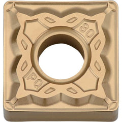 Kyocera - SNMG431 PQ Grade CA025P Carbide Turning Insert - TiCN/Al2O3/TiN Finish, 90° Square, 1/2" Inscr Circle, 3/16" Thick, 1/64" Corner Radius - Americas Industrial Supply