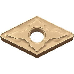 Kyocera - DNMG331 GS Grade CA025P Carbide Turning Insert - TiCN/Al2O3/TiN Finish, 55° Diamond, 3/8" Inscr Circle, 3/16" Thick, 1/64" Corner Radius - Americas Industrial Supply