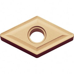 Kyocera - DNMG443 Grade CA025P Carbide Turning Insert - TiCN/Al2O3/TiN Finish, 55° Diamond, 1/2" Inscr Circle, 1/4" Thick, 3/64" Corner Radius - Americas Industrial Supply