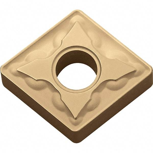 Kyocera - CNMG331 GS Grade CA025P Carbide Turning Insert - TiCN/Al2O3/TiN Finish, 80° Diamond, 3/8" Inscr Circle, 3/16" Thick, 1/64" Corner Radius - Americas Industrial Supply