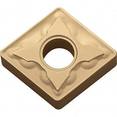 Kyocera - CNMG331 GS Grade CA025P Carbide Turning Insert - TiCN/Al2O3/TiN Finish, 80° Diamond, 3/8" Inscr Circle, 3/16" Thick, 1/64" Corner Radius - Americas Industrial Supply