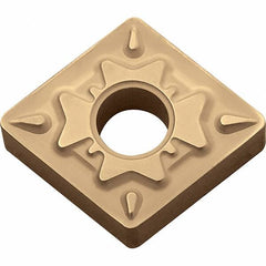 Kyocera - CNMG331 HQ Grade CA025P Carbide Turning Insert - TiCN/Al2O3/TiN Finish, 80° Diamond, 3/8" Inscr Circle, 3/16" Thick, 1/64" Corner Radius - Americas Industrial Supply