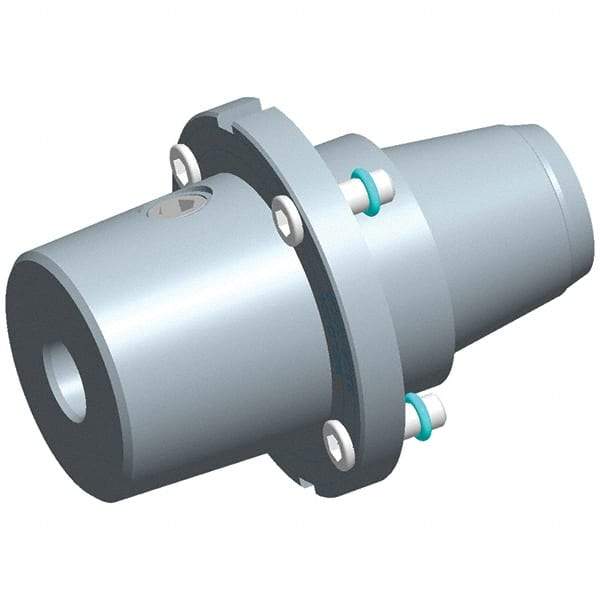 Exsys-Eppinger - PRECI-FLEX Straight Shank with Weldon Flat 1/2" Hole End Mill Holder/Adapter - 1" Nose Diam, 40mm Projection, Through Coolant - Exact Industrial Supply