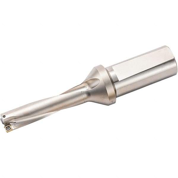 Kyocera - 3.752" Max Drill Depth, 4xD, 0.938" Diam, Indexable Insert Drill - 2 Inserts, 1" Shank Diam, Weldon Shank - Americas Industrial Supply