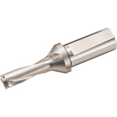 Kyocera - 3" Max Drill Depth, 3xD, 1" Diam, Indexable Insert Drill - 2 Inserts, 1" Shank Diam, Weldon Shank - Americas Industrial Supply