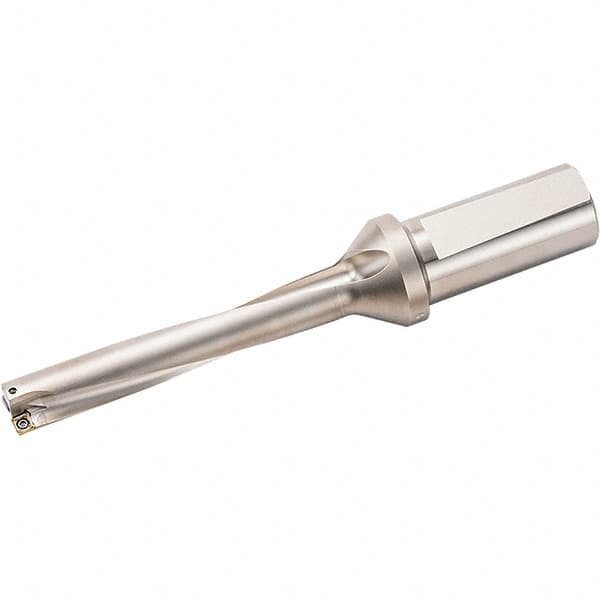 Kyocera - 3-3/4" Max Drill Depth, 6XD, 5/8" Diam, Indexable Insert Drill - 2 Inserts, 3/4" Shank Diam, Weldon Shank - Americas Industrial Supply