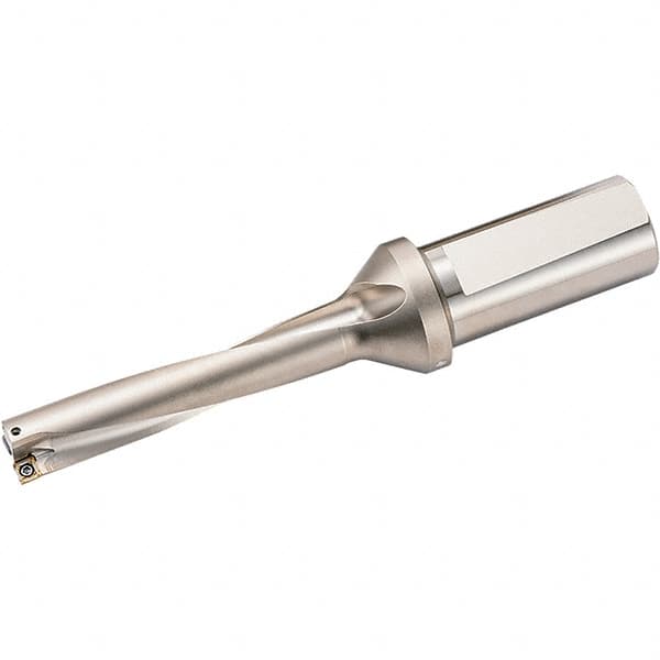 Kyocera - 3-1/8" Max Drill Depth, 5xD, 5/8" Diam, Indexable Insert Drill - 2 Inserts, 3/4" Shank Diam, Weldon Shank - Americas Industrial Supply