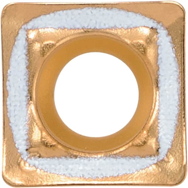 Kyocera - SCMT060205 GM-E Grade CA520D Carbide Indexable Drill Insert - TiCN/Al2O3/TiN Finish, Square, 6.4mm Inscribed Circle - Americas Industrial Supply