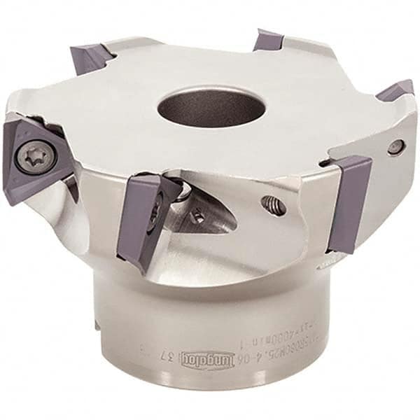 Tungaloy - 4" Cut Diam, 1-1/2" Arbor Hole Diam, Indexable Square-Shoulder Face Mill - Americas Industrial Supply