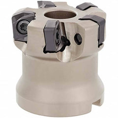 Tungaloy - 5" Cut Diam, 1-1/2" Arbor Hole, Indexable High-Feed Face Mill - Americas Industrial Supply