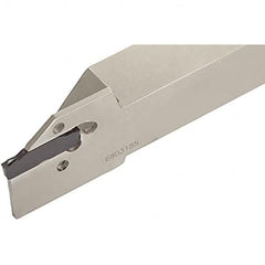 Tungaloy - 11.8mm Max Depth, 3mm Min Width, External Left Hand Indexable Grooving/Cutoff Toolholder - Americas Industrial Supply