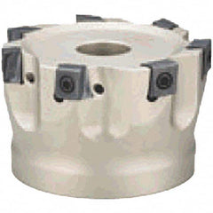 Tungaloy - 100mm Cut Diam, 1-1/4" Arbor Hole Diam, Indexable Square-Shoulder Face Mill - Americas Industrial Supply