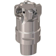 Seco - 44mm Cut Diam, 12mm Max Depth of Cut, 60mm OAL, Indexable Square Shoulder Slot Milling End Mill - LOEX12 Inserts, C4 Modular Connection, 90° Lead Angle, Through Coolant, Series 217.94-12 - Americas Industrial Supply