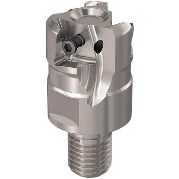 Seco - 32mm Cut Diam, 12mm Max Depth of Cut, 16mm Shank Diam, 40mm OAL, Indexable Square Shoulder Slot Milling End Mill - LOEX12 Inserts, M16 Modular Connection, 90° Lead Angle, Through Coolant, Series 217.94-12 - Americas Industrial Supply