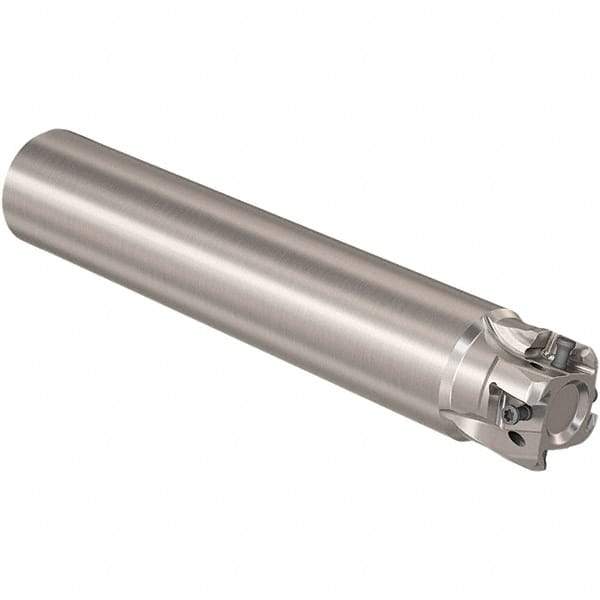 Seco - 1-1/2" Cut Diam, 13mm Max Depth of Cut, 1-1/2" Shank Diam, 210mm OAL, Indexable Square Shoulder Slot Milling End Mill - LOEX12 Inserts, Straight Shank, 90° Lead Angle, Through Coolant, Series 217.94-12 - Americas Industrial Supply