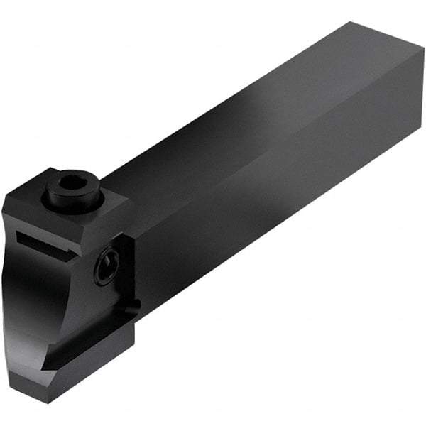 Seco - Tool Block Style 150.10-JETI, 15.49mm Blade Height, 80.3mm OAL, 5/8" OAH, Indexable Cutoff Blade Tool Block - 0.63mm Shank Height, 5/8" Shank Width, Through Coolant - Americas Industrial Supply