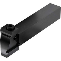 Seco - Tool Block Style 150.10-JETI, 15.49mm Blade Height, 81mm OAL, 16mm OAH, Indexable Cutoff Blade Tool Block - 16mm Shank Width, Through Coolant - Americas Industrial Supply