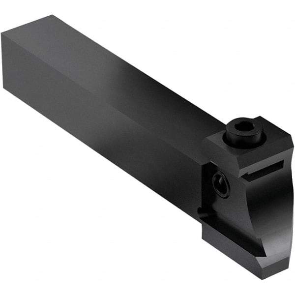 Seco - Tool Block Style 150.10-JETI, 15.49mm Blade Height, 80.3mm OAL, 5/8" OAH, Indexable Cutoff Blade Tool Block - 0.63mm Shank Height, 5/8" Shank Width, Through Coolant - Americas Industrial Supply
