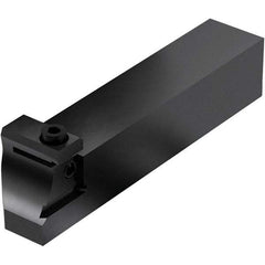 Seco - Tool Block Style 150.10-JETI, 15.49mm Blade Height, 118.3mm OAL, 1" OAH, Indexable Cutoff Blade Tool Block - 1mm Shank Height, 1" Shank Width, Through Coolant - Americas Industrial Supply