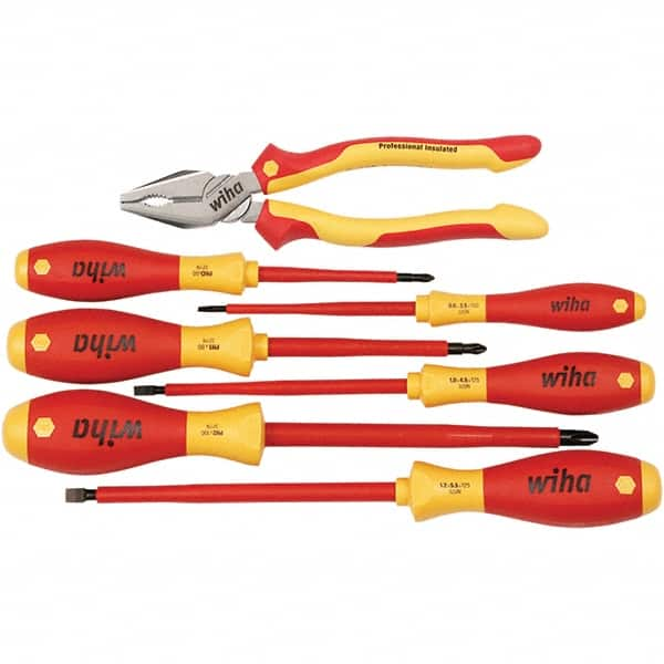 Wiha - 7 Piece Insulated Hand Tool Set - Americas Industrial Supply