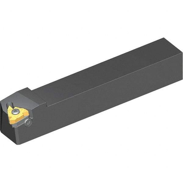 Vargus - External Thread, Right Hand Cut, 32mm Shank Width x 32mm Shank Height Indexable Threading Toolholder - 173.6mm OAL, 3ER Insert Compatibility, AL Toolholder, Series Standard - Americas Industrial Supply