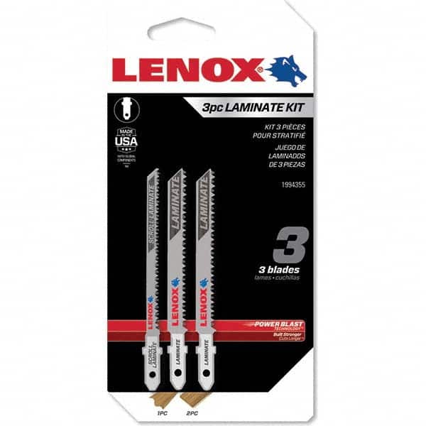 Lenox - Jig Saw Blade Sets Blade Material: Bi-Metal Minimum Blade Length (Inch): 3-1/2 - Americas Industrial Supply