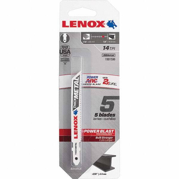 Lenox - Jig Saw Blades Blade Material: Bi-Metal Blade Length (Inch): 3-5/8 - Americas Industrial Supply