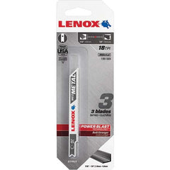 Lenox - Jig Saw Blades Blade Material: Bi-Metal Blade Length (Inch): 3-5/8 - Americas Industrial Supply