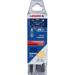 Lenox - Jig Saw Blades Blade Material: Bi-Metal Blade Length (Inch): 3-1/2 - Americas Industrial Supply