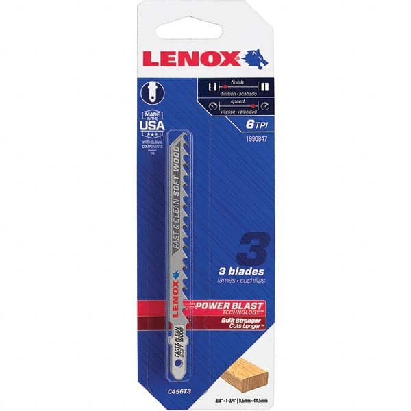 Lenox - Jig Saw Blades Blade Material: Bi-Metal Blade Length (Inch): 4 - Americas Industrial Supply