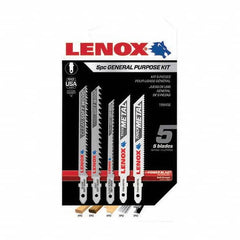 Lenox - Jig Saw Blade Sets Blade Material: Bi-Metal Minimum Blade Length (Inch): 3-5/8 - Americas Industrial Supply