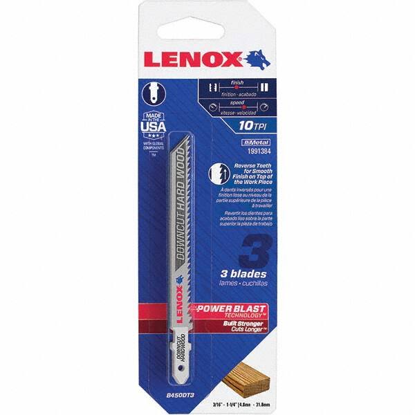 Lenox - Jig Saw Blades Blade Material: Bi-Metal Blade Length (Inch): 4 - Americas Industrial Supply