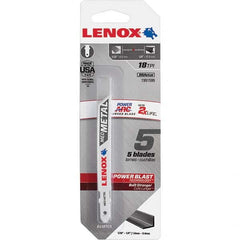 Lenox - Jig Saw Blades Blade Material: Bi-Metal Blade Length (Inch): 3-5/8 - Americas Industrial Supply