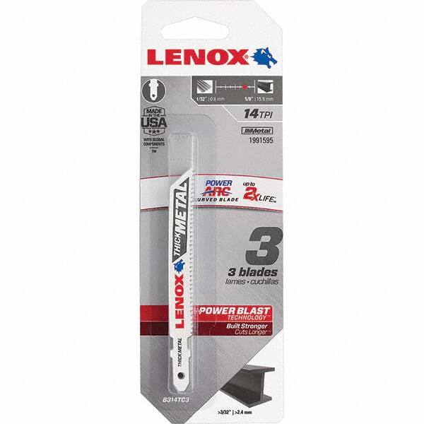 Lenox - Jig Saw Blades Blade Material: Bi-Metal Blade Length (Inch): 3-5/8 - Americas Industrial Supply